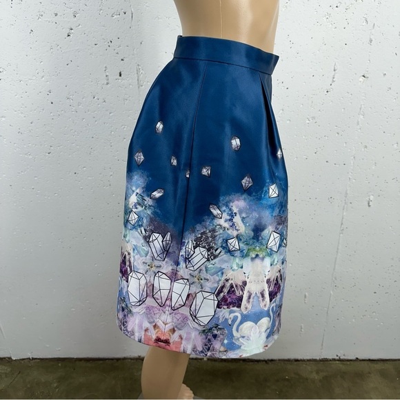 Bread n Butter size P XS Blue Diamond Swan Full Skirt - Picture 4 of 14